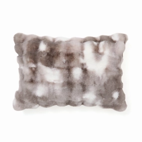 WARMY Pocomoko Fur Pillow Case 700 x 500 Greybedding sets ,throw blankets 