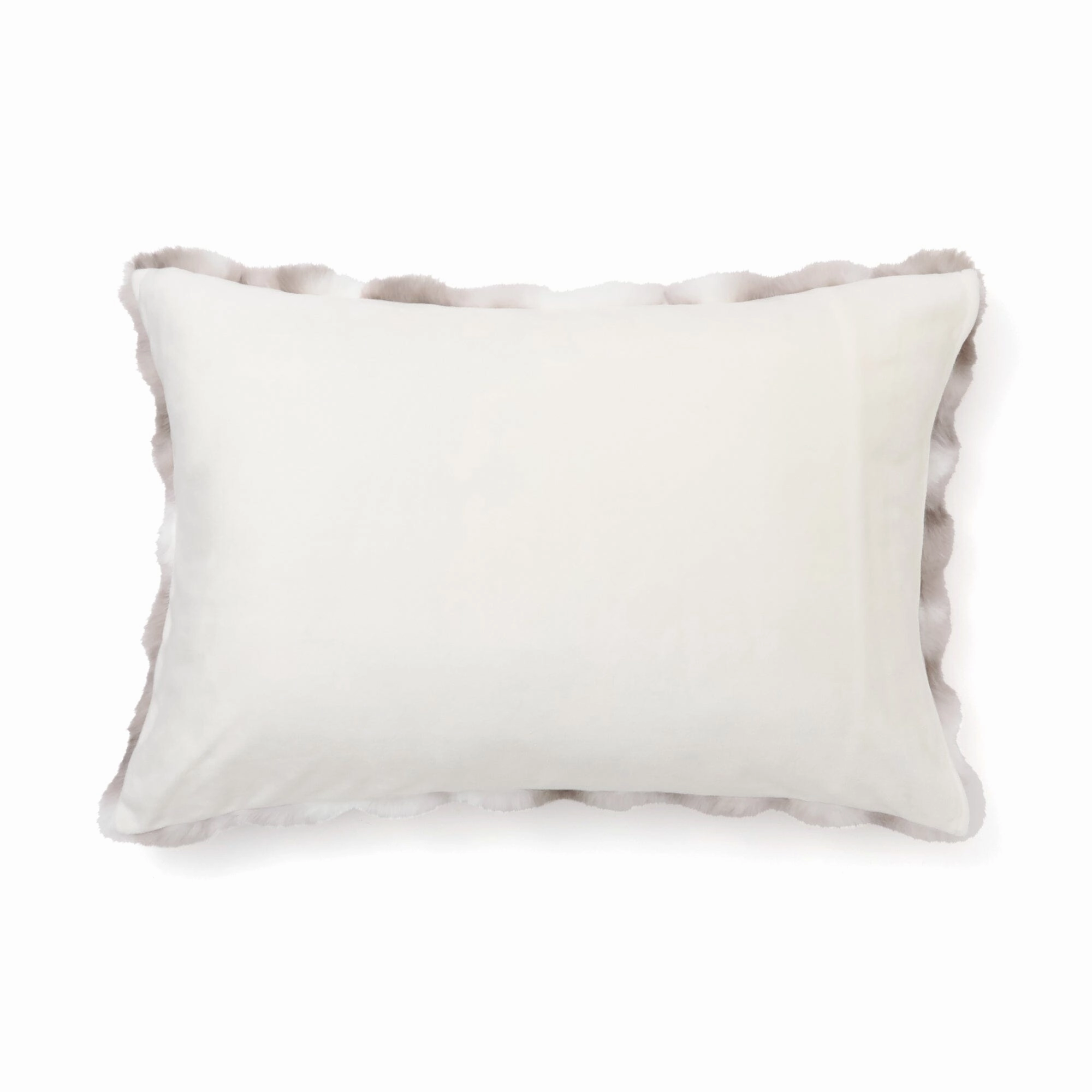 WARMY Pocomoko Fur Pillow Case 700 x 500 Grey