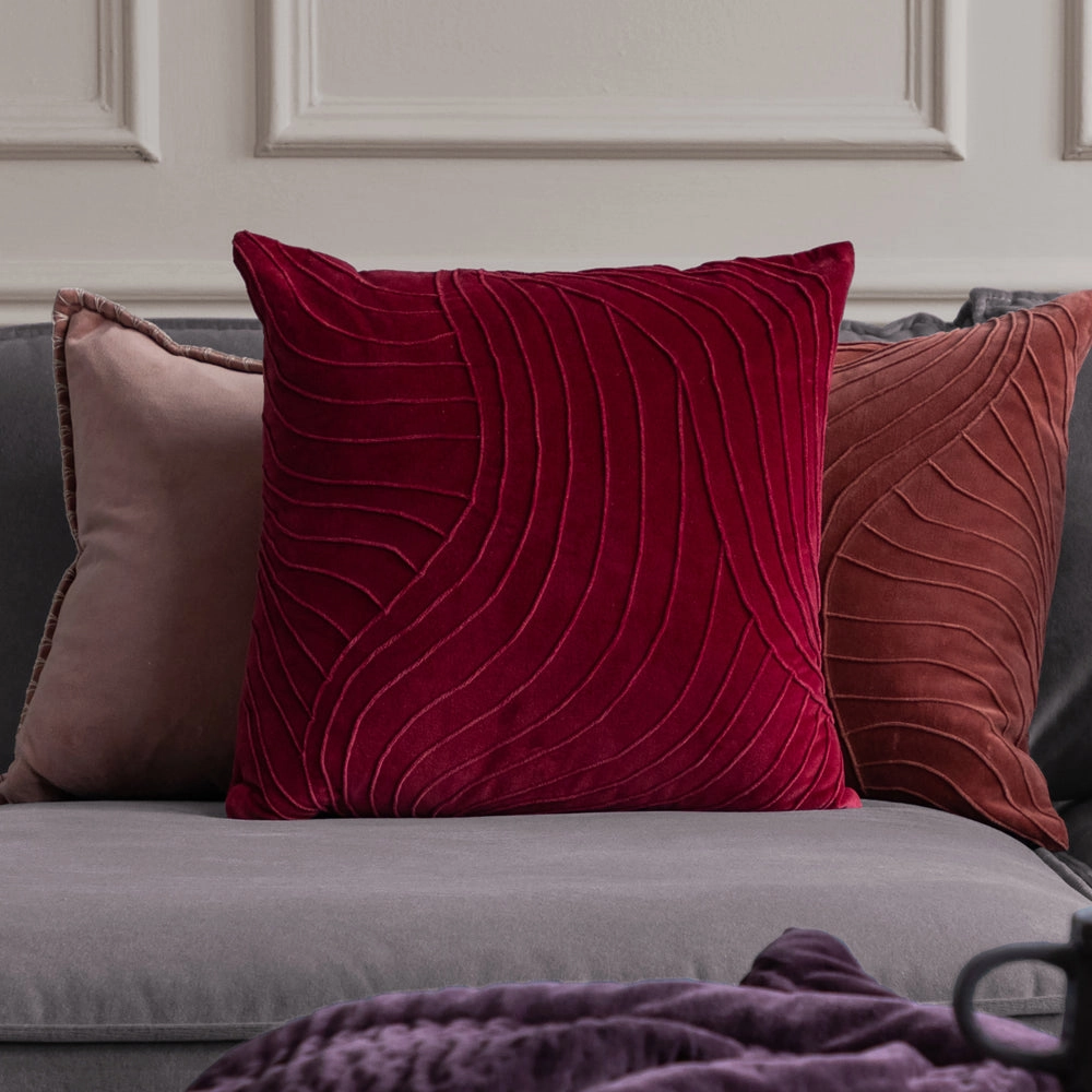 Waterfall Embroidered Feather Cushion Pomegranatebedding sets ,throw blankets 