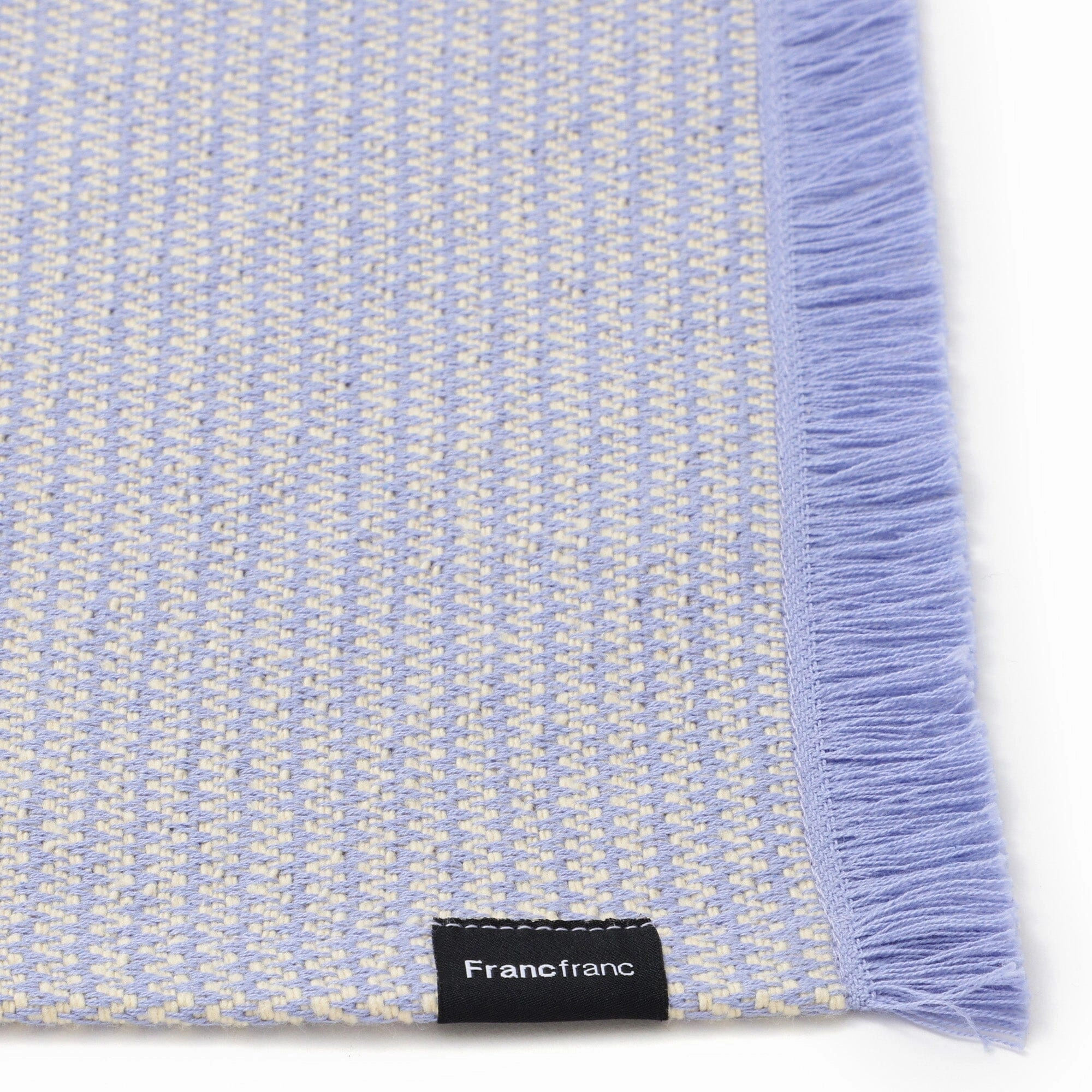 Weave Lunch Mat Chevron Purple X Yellow