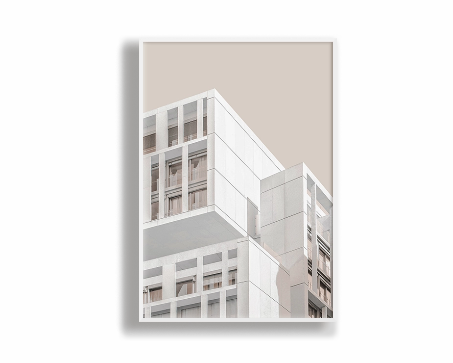 White Building Portrait
