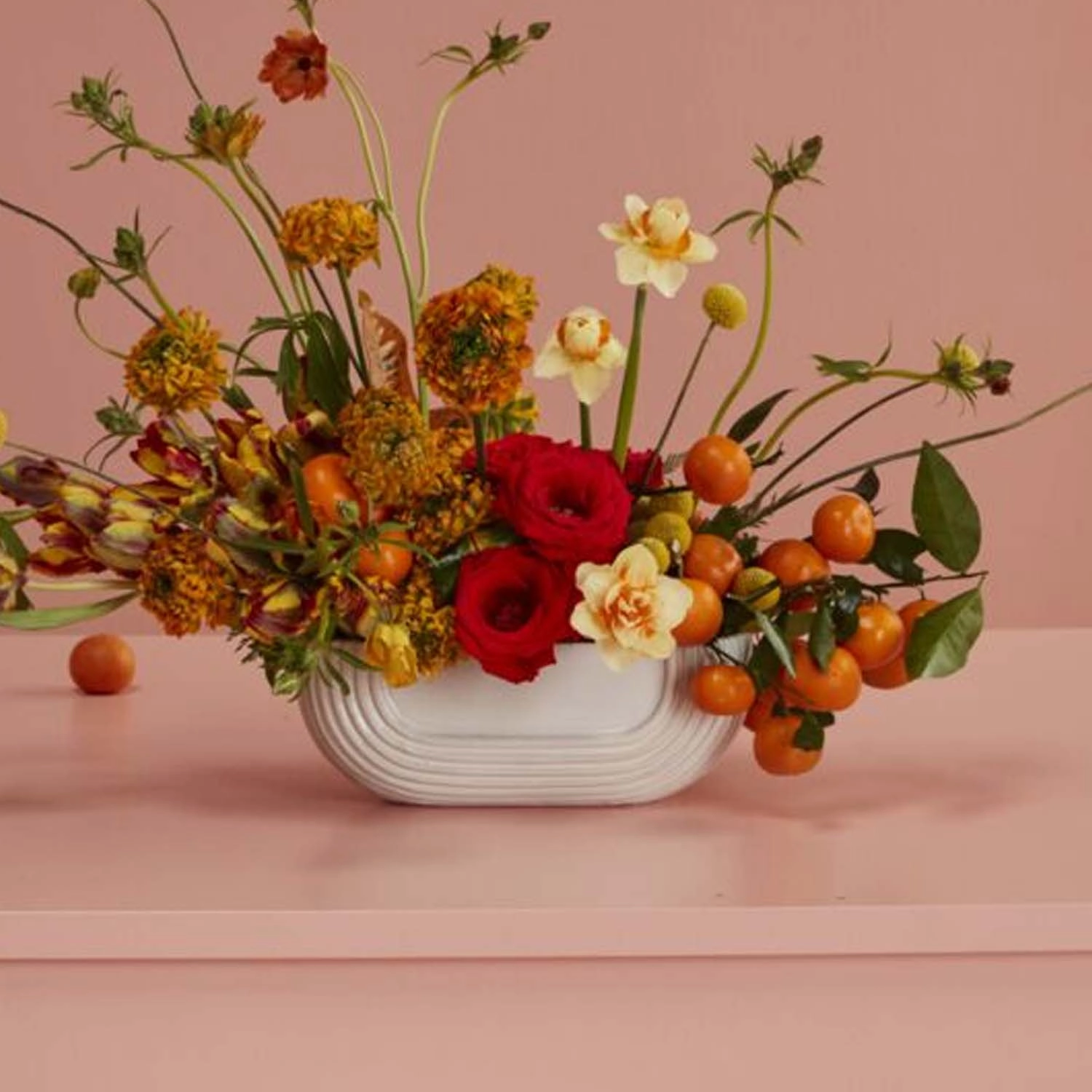White Eos Planter - 12"