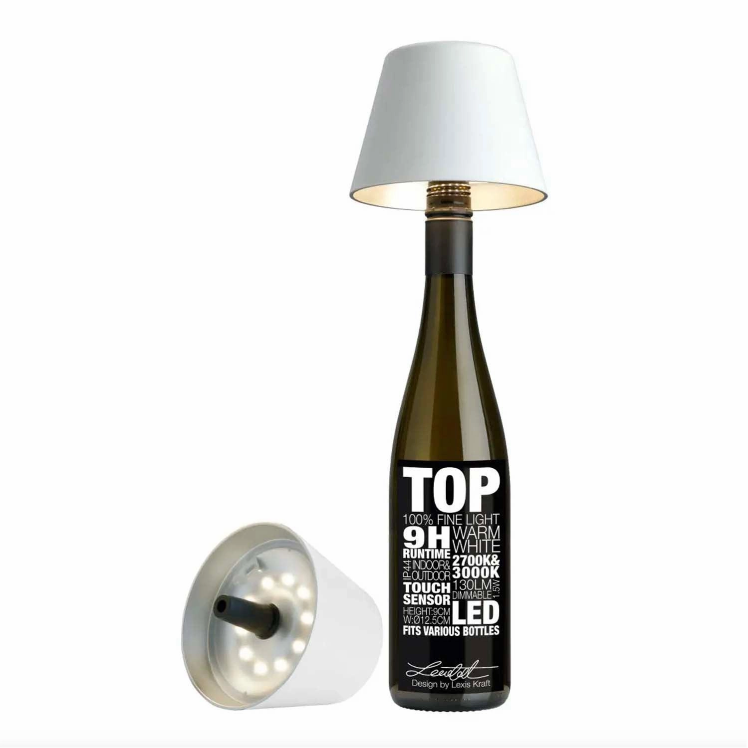 White LED Bottle Lightnordic style desktop ornaments