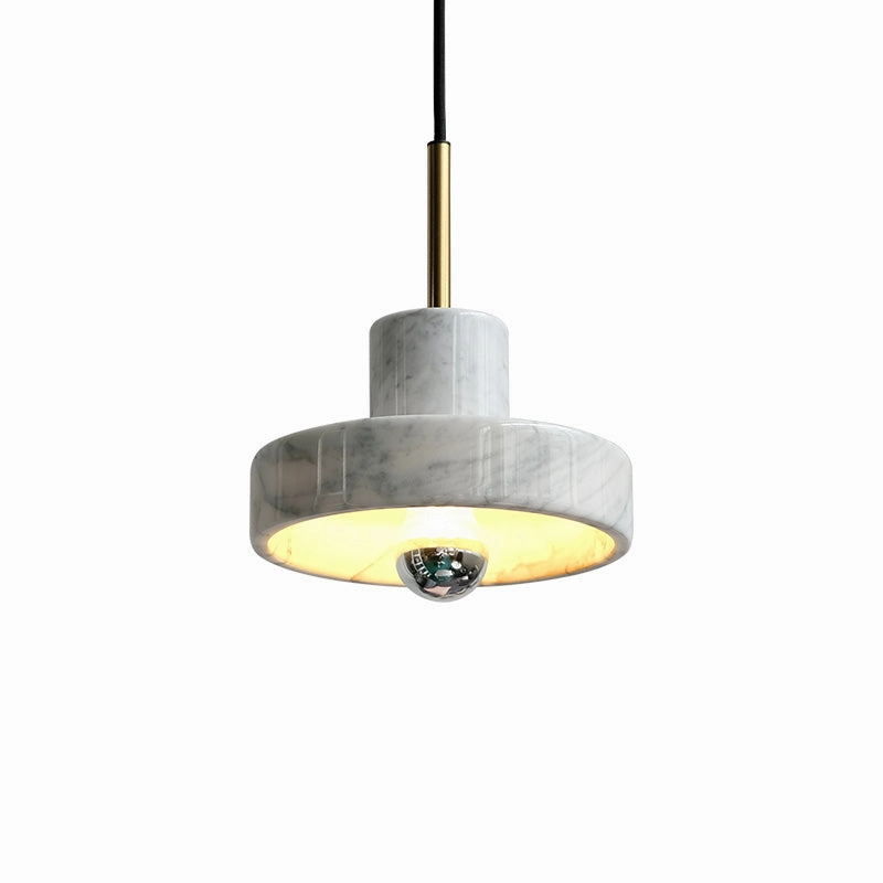 White Marble Pendant Light