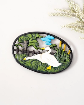 White Pekin Cast Iron Trivethome decor ,wall decor 