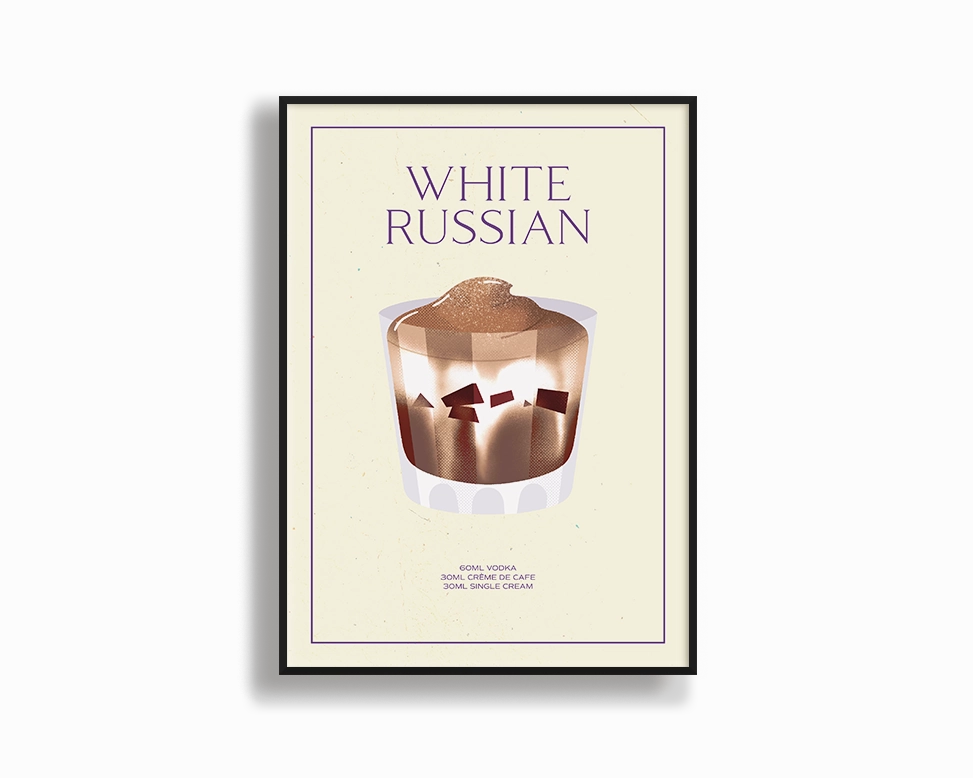 White Russiannordic style wall decor