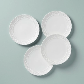 Wicker Creek Accent Plates - Set of 4summer decor ,outdoor summer decor 