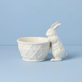 Wicker Creek Bunny Candy Disheaster decorations ,easter centerpiece 