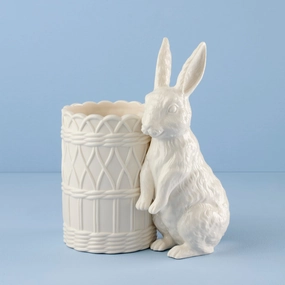 Wicker Creek Bunny Vaseeaster decorations ,easter centerpiece 