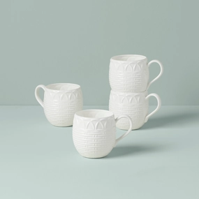 Wicker Creek Mugs - Set of 4summer decor ,outdoor summer decor 