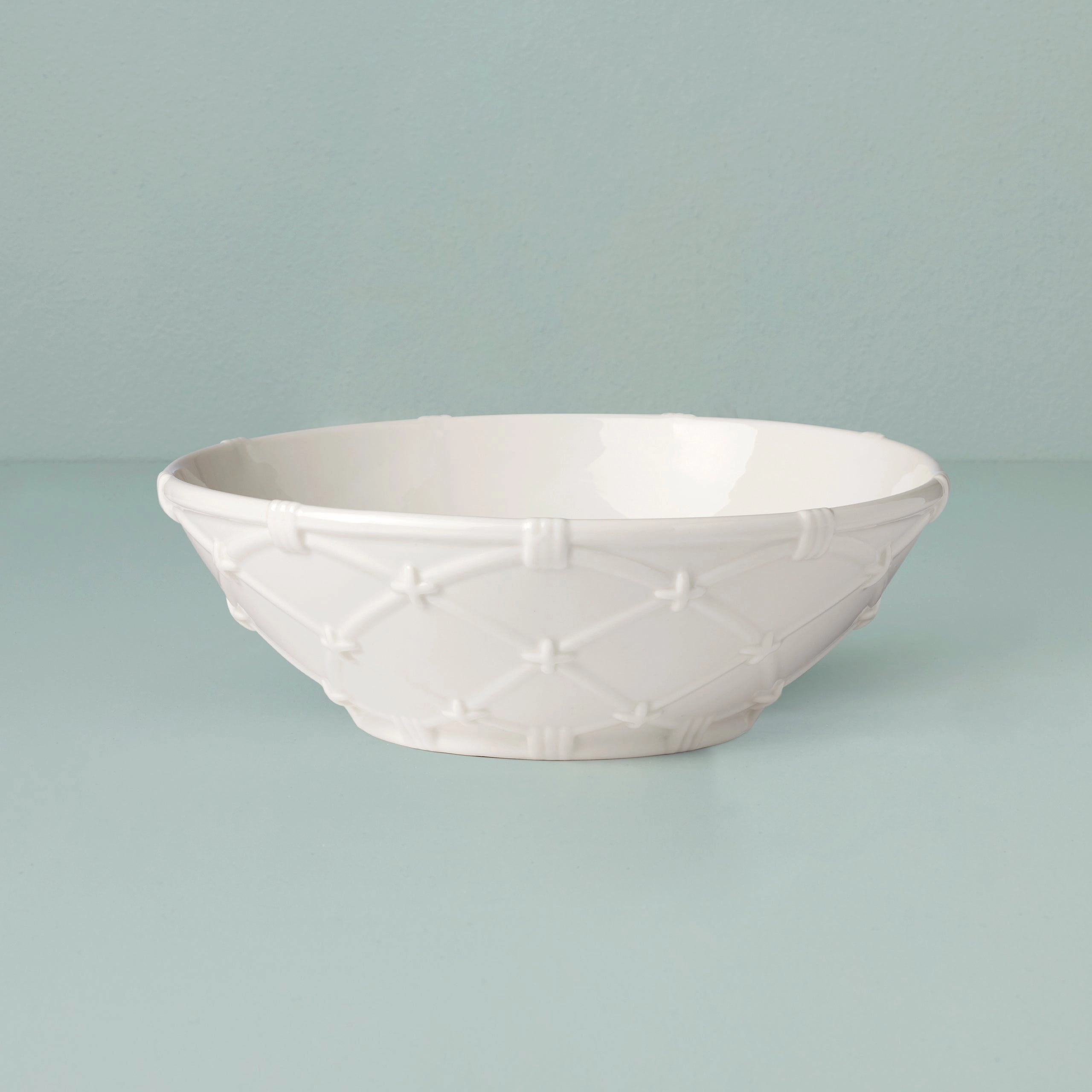 Wicker Creek Serving Bowlsummer decor ,outdoor summer decor 