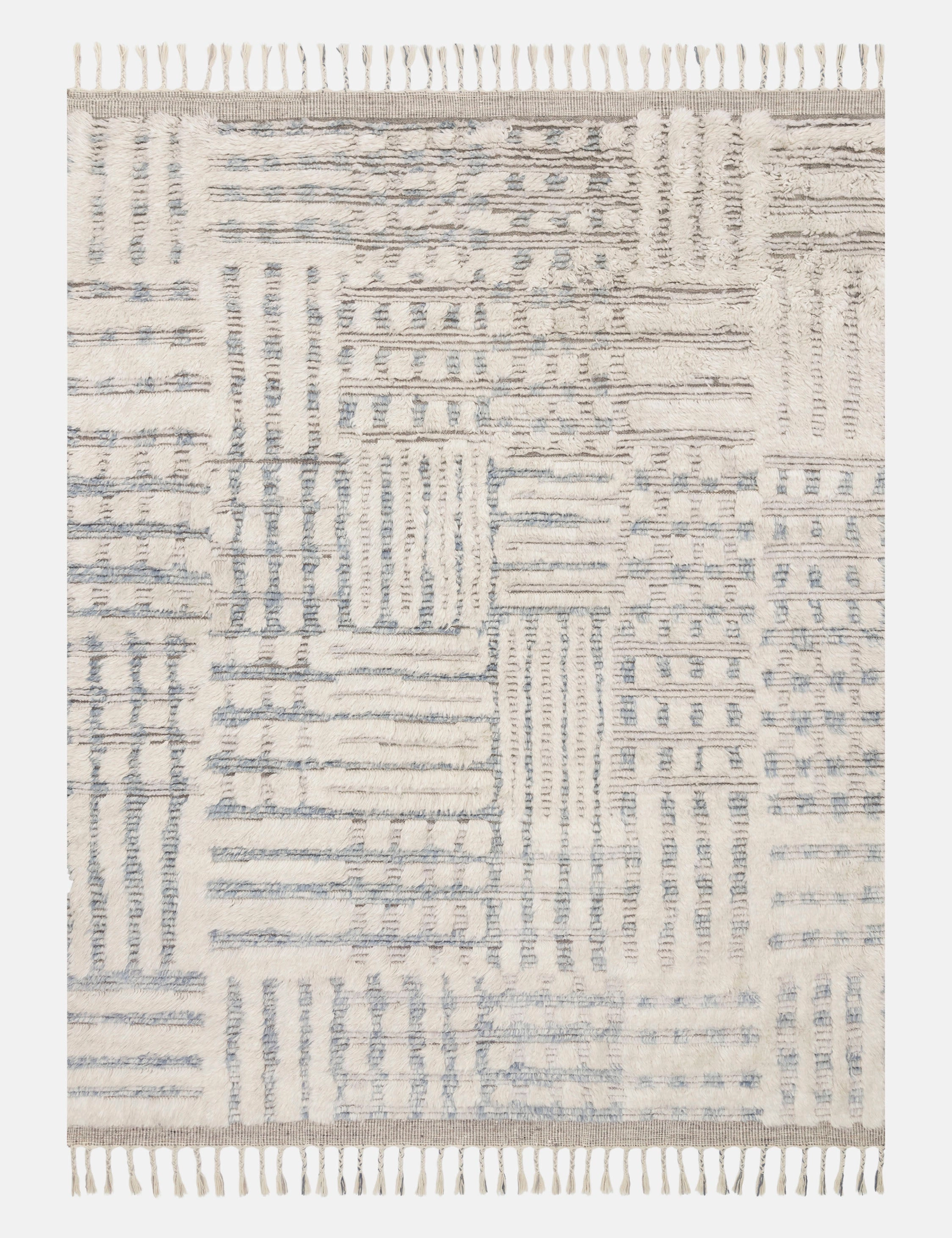 Willow Hand-Knotted Wool Rugmodern color block patchwork rug