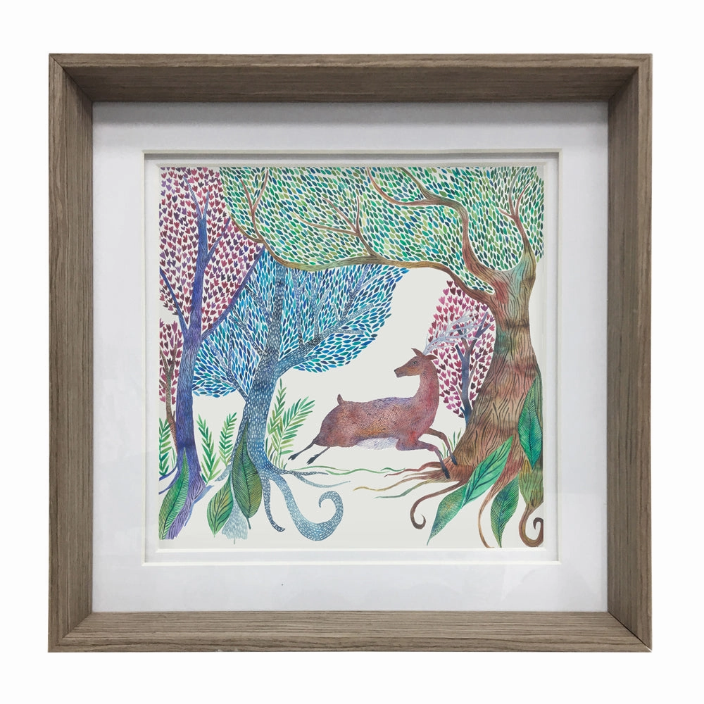 Willow Woods Framed Print Nut