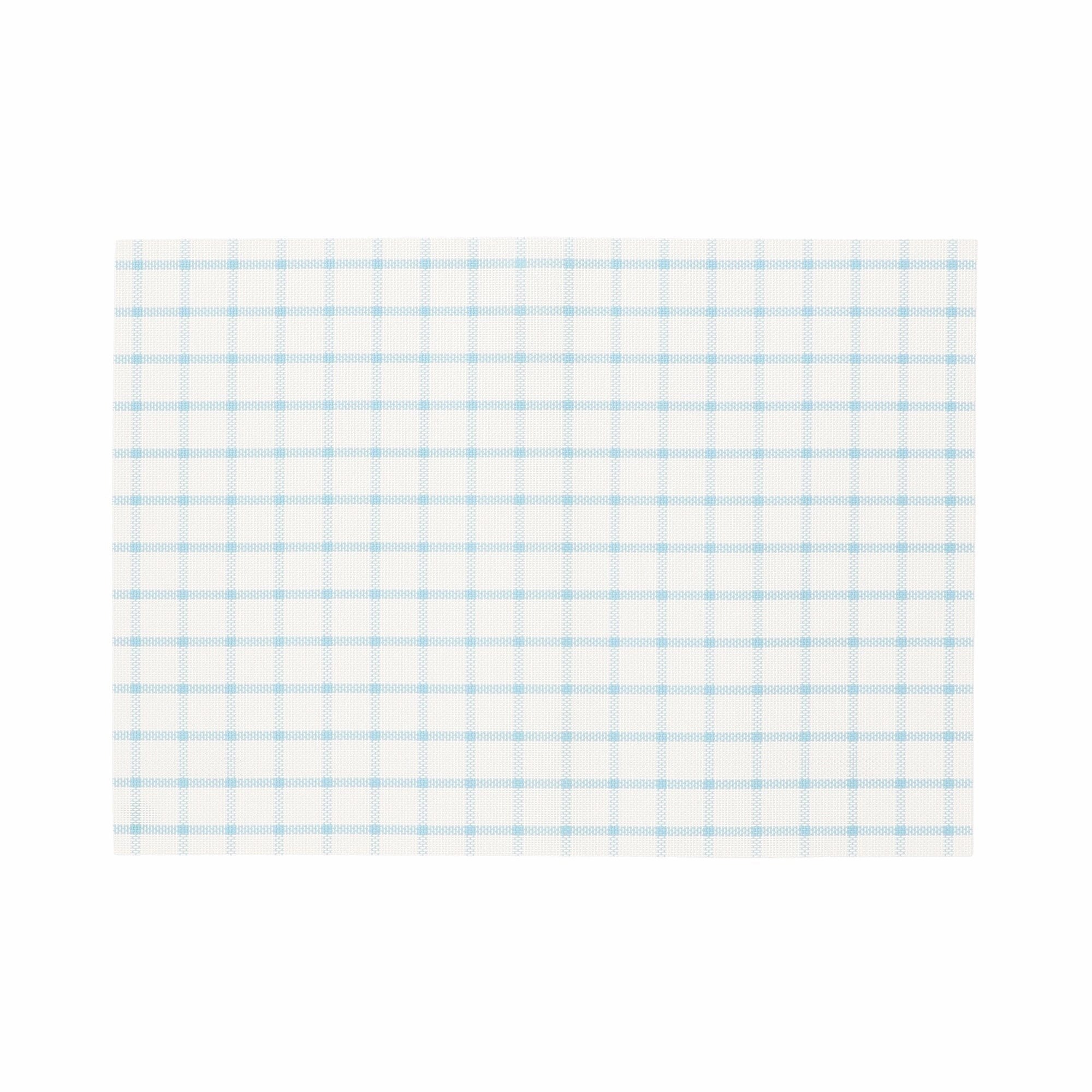 Windowpane Check Lunch Mat Bluewaterproof oil-proof tablecloth