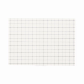 Windowpane Check Lunch Mat Graywaterproof oil-proof tablecloth