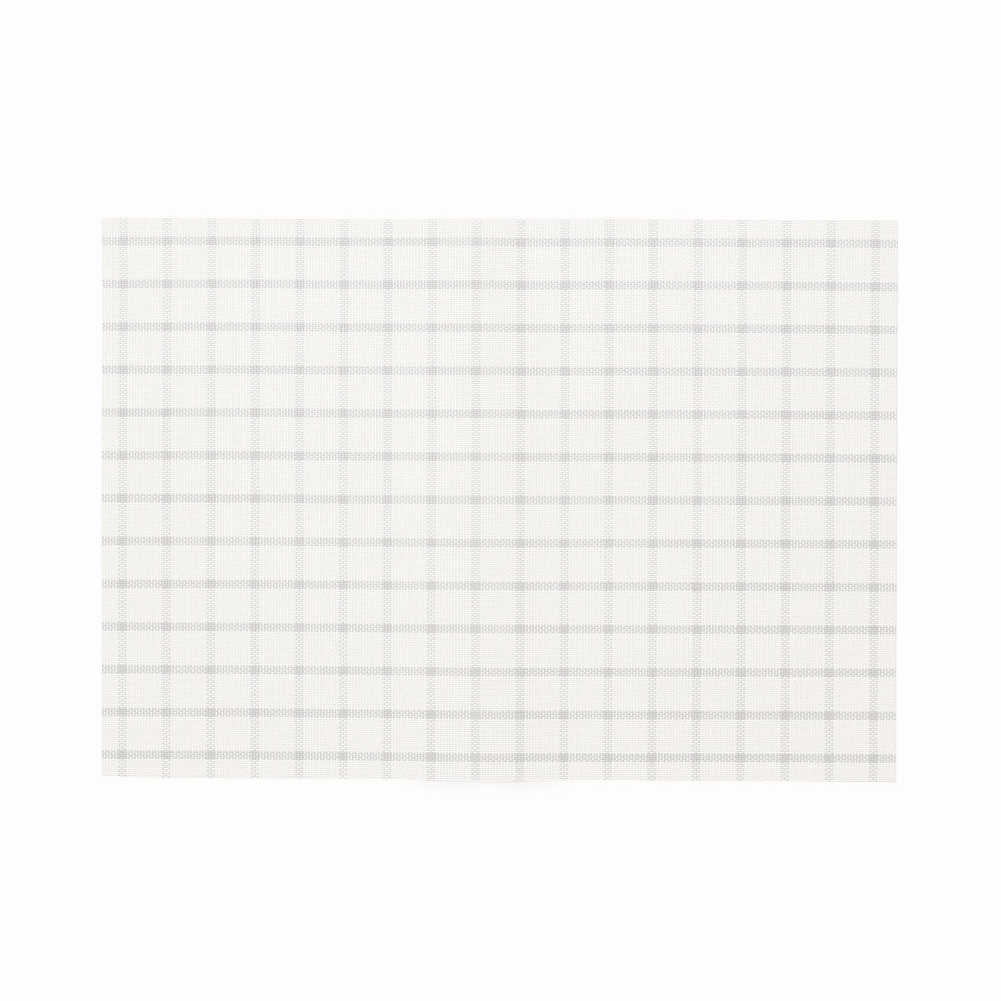 Windowpane Check Lunch Mat Graywaterproof oil-proof tablecloth