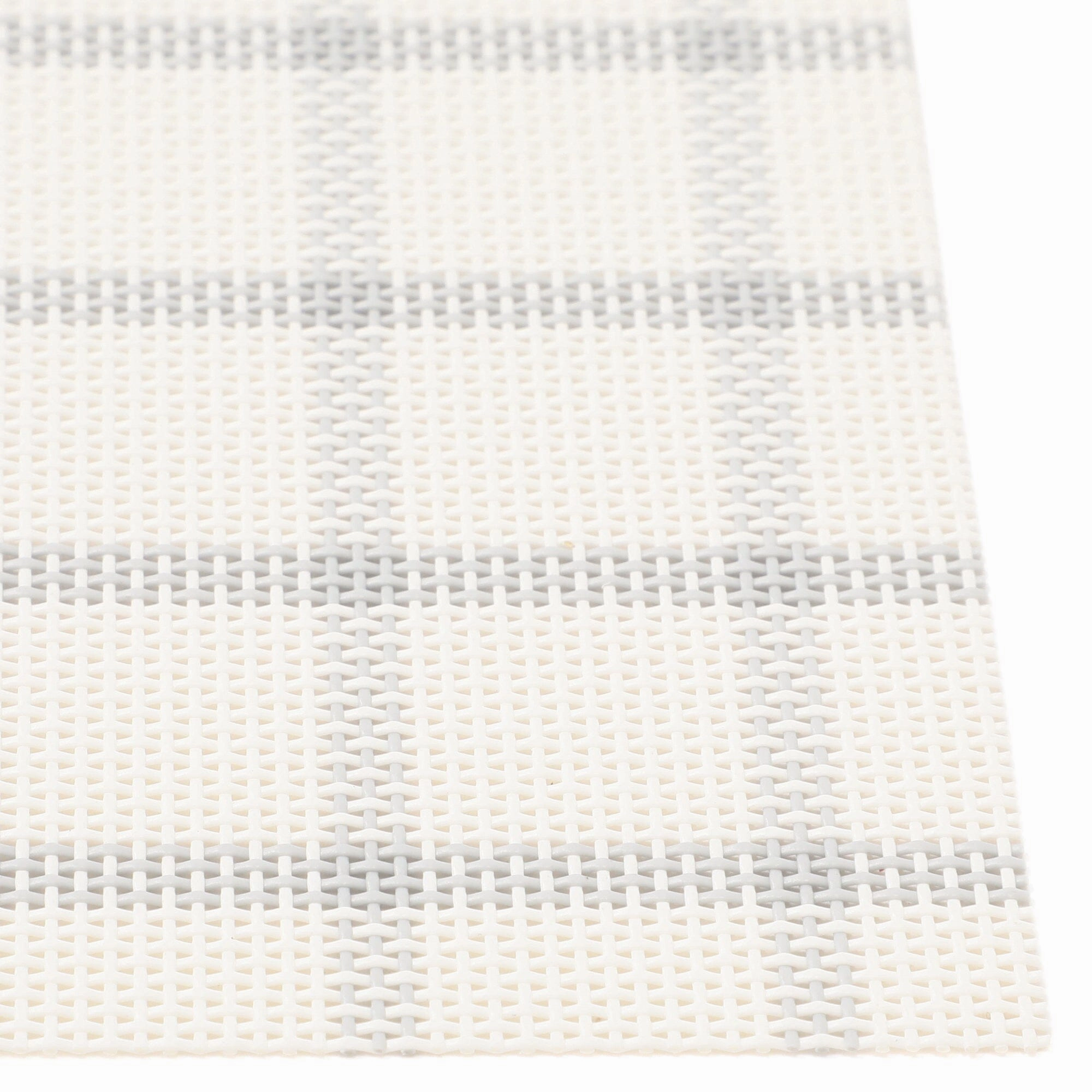 Windowpane Check Lunch Mat Gray