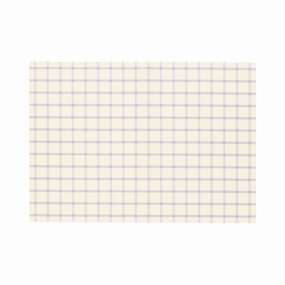 Windowpane Check Lunch Mat Purplewaterproof oil-proof tablecloth