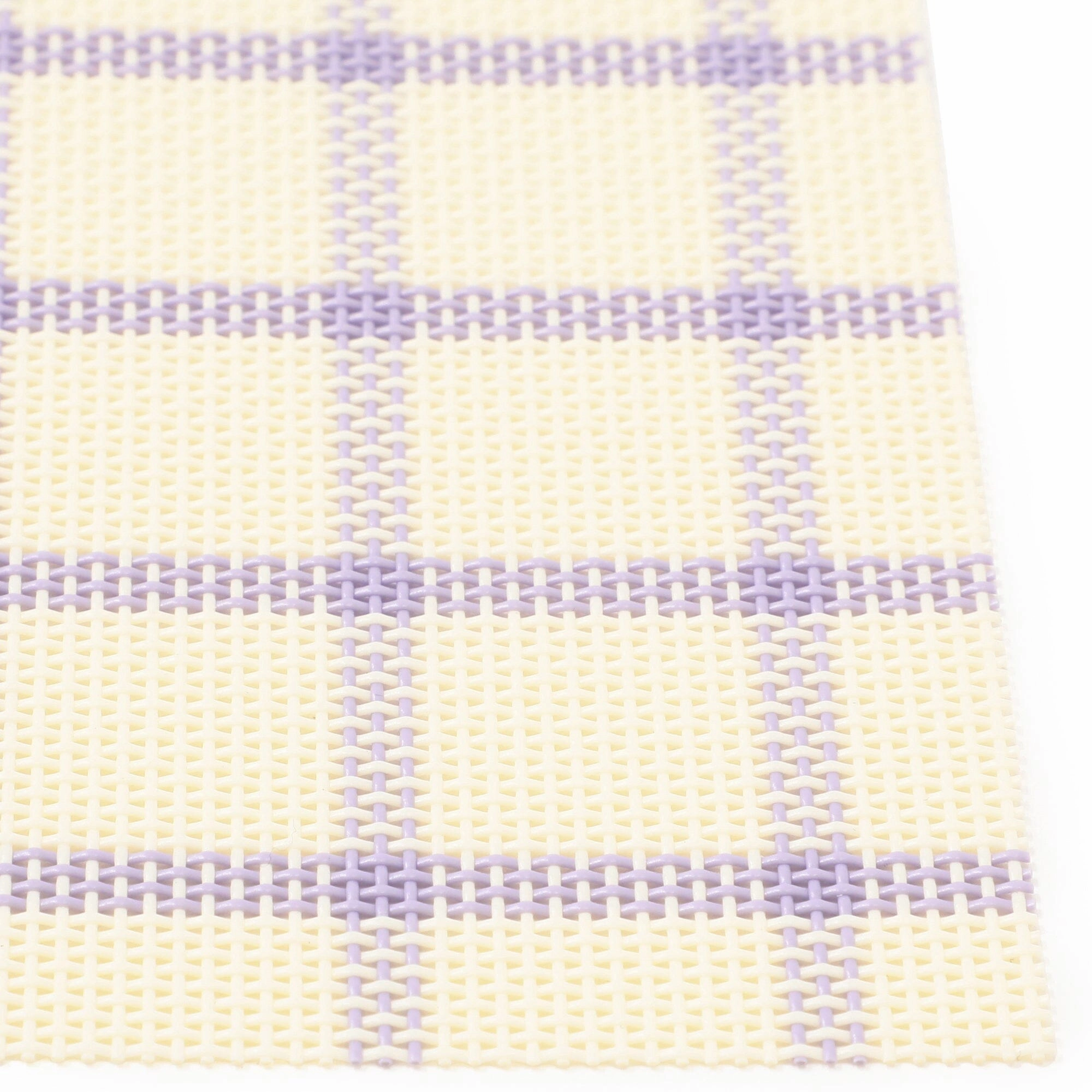 Windowpane Check Lunch Mat Purple