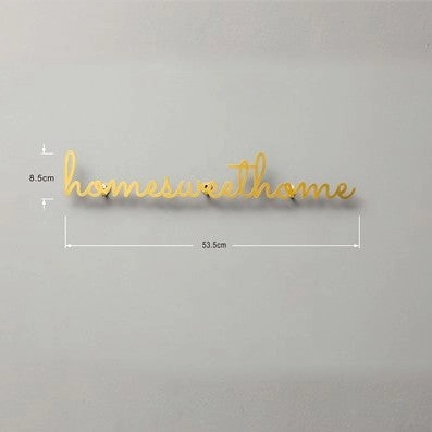 Wonderful Home Sweet Home Sign Metal Wall Art