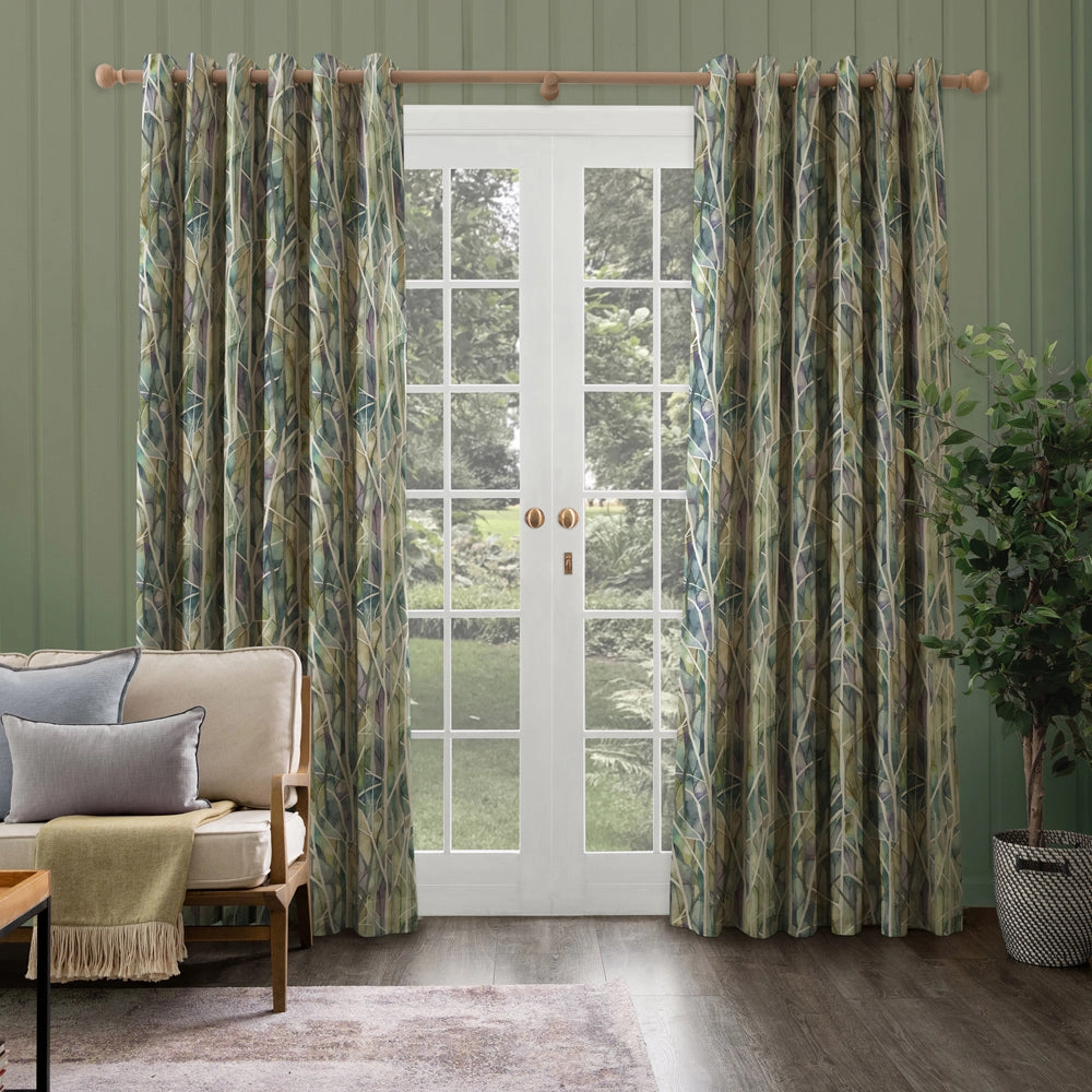Woodbury Printed Made to Measure Curtains Skylark