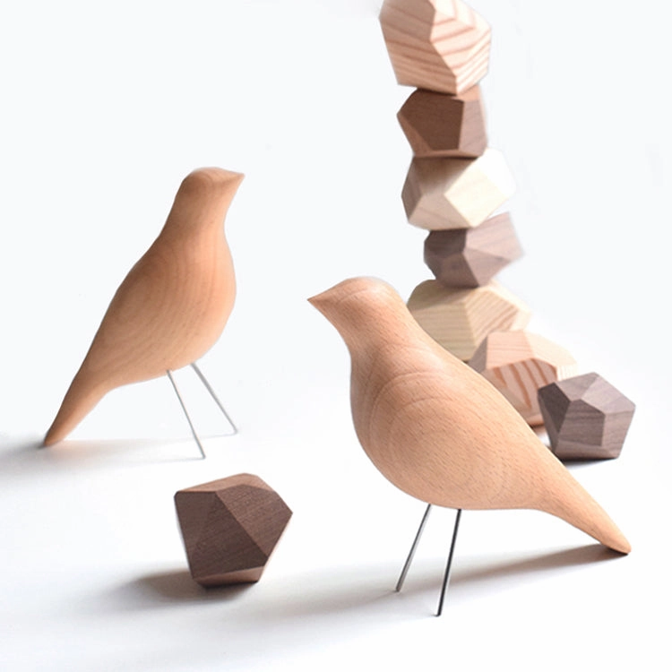 Wooden Bird Decorative Ornament