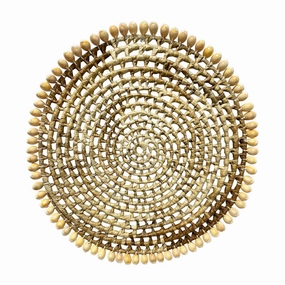 Woven Placement with Edging - 14"nordic style desktop ornaments