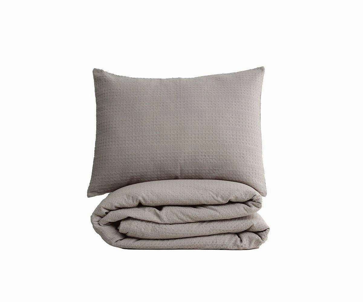 Woven Waffle Duvet Cover   Sham Setbedding sets ,throw blankets 