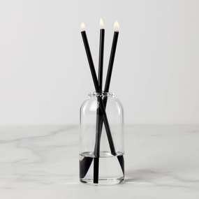 Wylie Signature Everlasting Candle - Clear/Blackhalloween party decor ,outdoor halloween decor 
