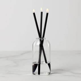 Wylie Signature Everlasting Candle - Clear/Blackvalentine's day decorations ,valentine's centerpiece 