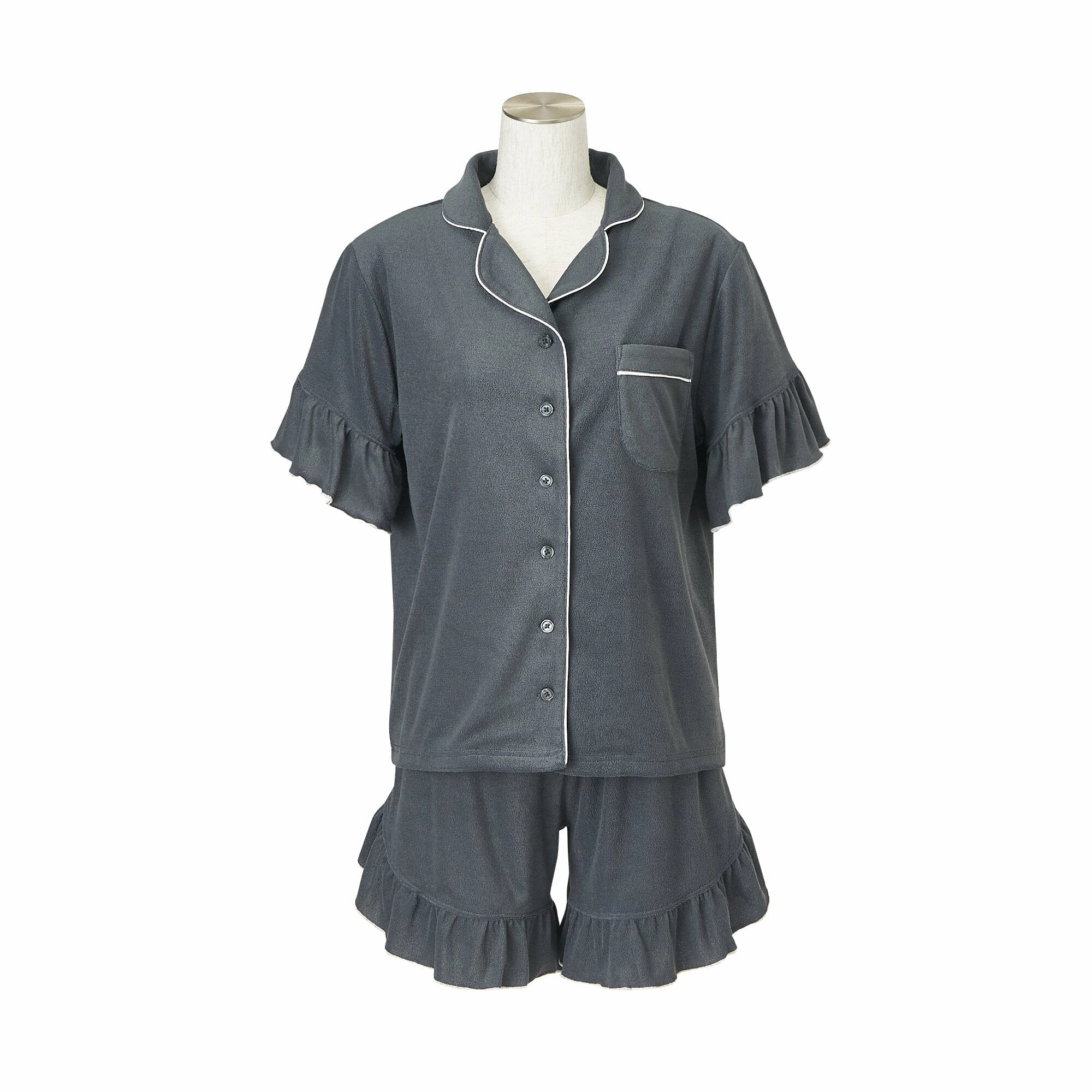 Xylitol Pile Pajamas Dark Greybedding sets ,throw blankets 