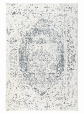 Yelina Cream and Grey Distressed Washable Rugmodern color block patchwork rug