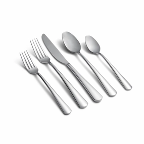 Zakiya Mirror 20 Piece Flatware Seteco-friendly bamboo fiber tableware set 