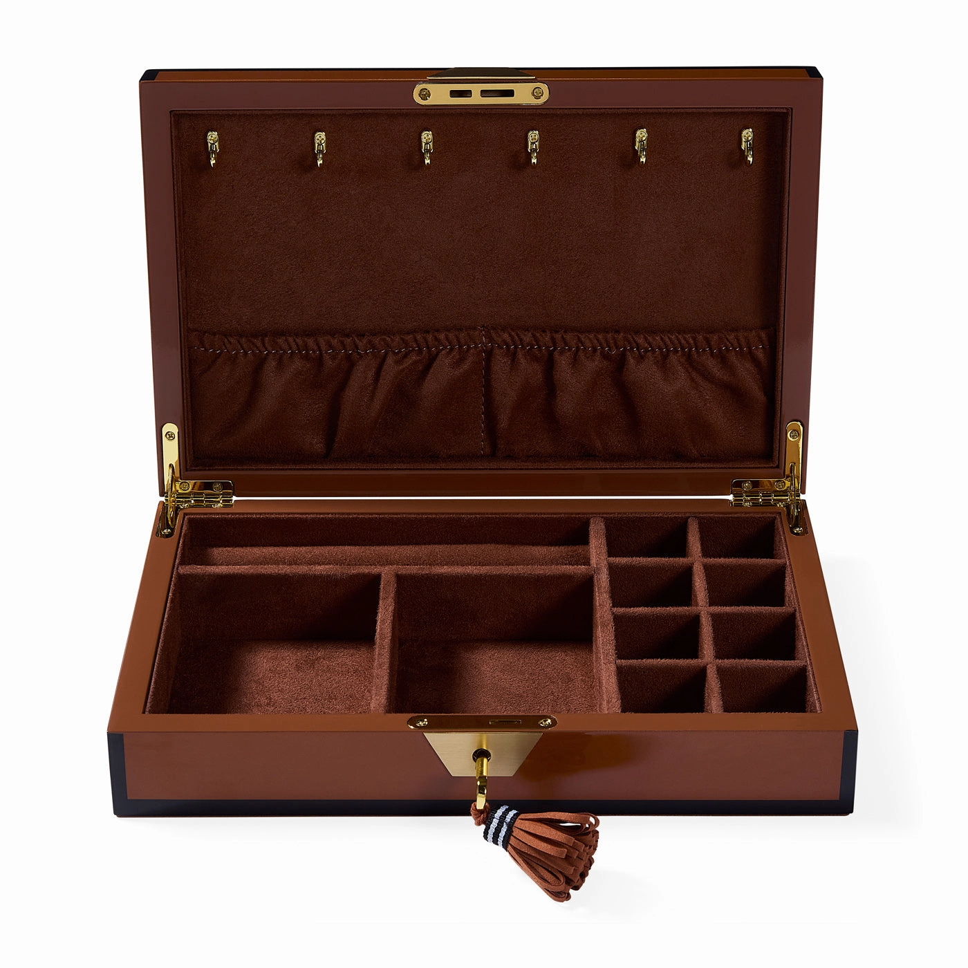 Zebra Lacquer Jewelry Box
