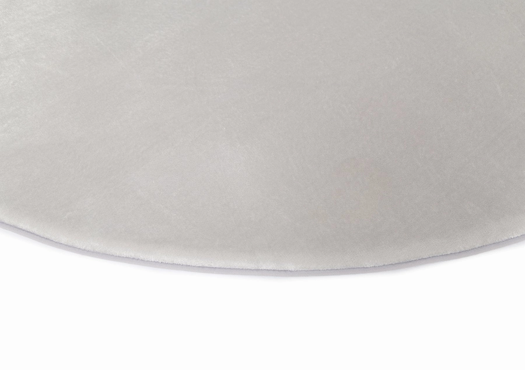 Zia Grey Plush Rollie Pollie Round Playmat